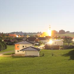 Aufnahme bei Vollmond-Nacht (Frankenburg am 2. August 2012 um 0:00)